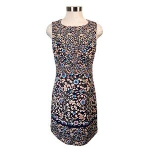 Anthropologie Maeve Brindille‎ Navy Sheath Dress Size 6